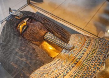 An Ancient sarcophagus in The Museum of Egyptian Antiquities. Shutterstock.