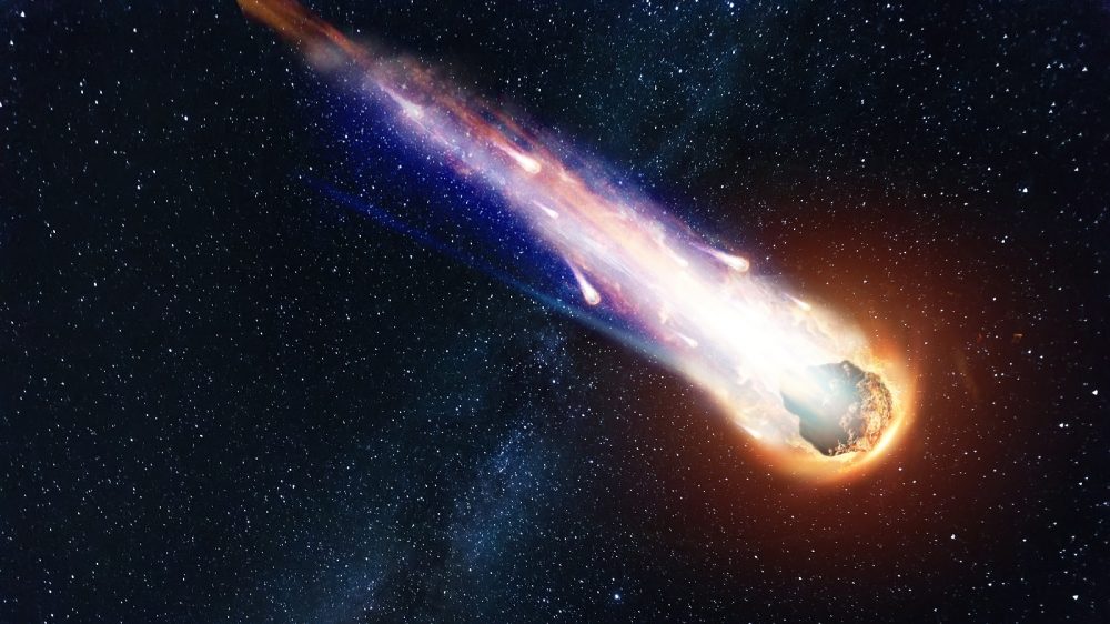 Artists rendering of an asteroid in Space. Shutterstock.