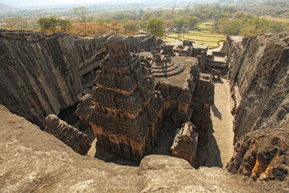 A view of the Kailasa Temple. Shutterstock.