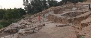 The Archaeological remains of Gath, a city home to cyclopean structures, thought to have been the hometown of Goliath. Image Credit: Prof. Aren Maeir, Tell es-Safi Archaeological Project, Bar-Ilan University.