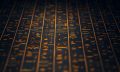Golden Ancient Egyptian Hieroglyphs. Shutterstock.
