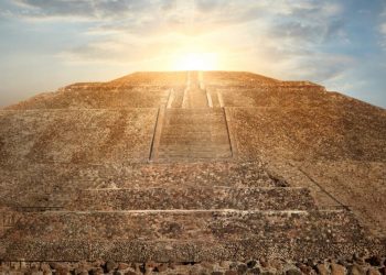 The Pyramid of the Sun at Teotihuacan. Shutterstock.