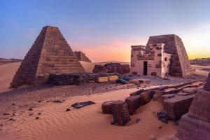 The Pyramids of Sudan. Shutterstock.