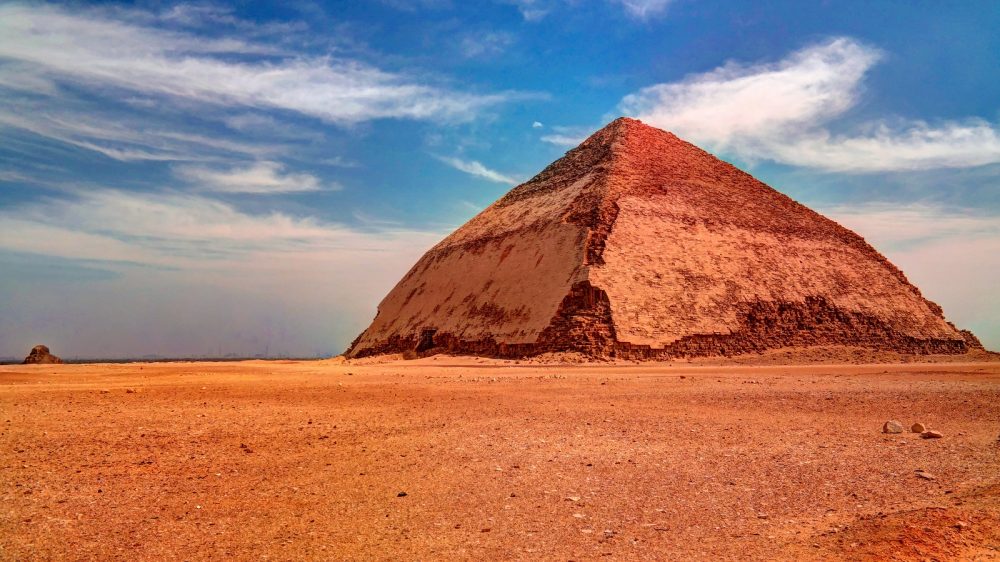 The Bent Pyramid of Ancient Egypt. Shutterstock.