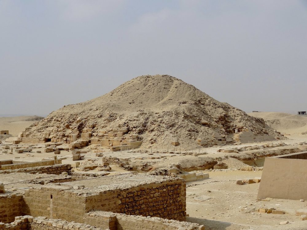 The ruined pyramid of Unas. Image Credit: Wikimedia Commons / CC-BY 3.0.