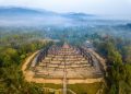 Aerial view of Borobudur. Shutterstock.