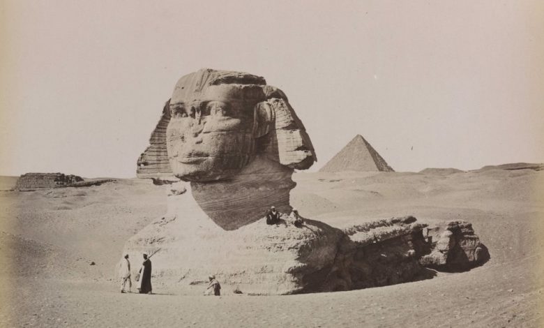 Great Sphinx in the 1870s. Image Credit: Wikimedia Commons.