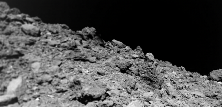 Surface features of Asteroid Ryugu. Jaumann et al (Science (2019).
