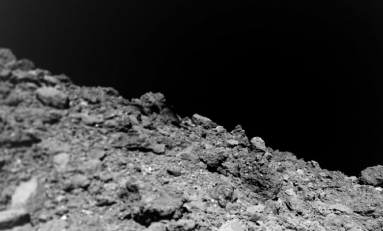 Surface features of Asteroid Ryugu. Jaumann et al (Science (2019).