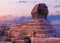 A side-view of the Great Sphinx at Giza. Shutterstock.