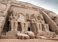 The exterior of the Great Temple at Abu Simbel. Shutterstock.