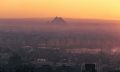 A distant view of the Pyramids at Giza from a different perspective. Shutterstock.