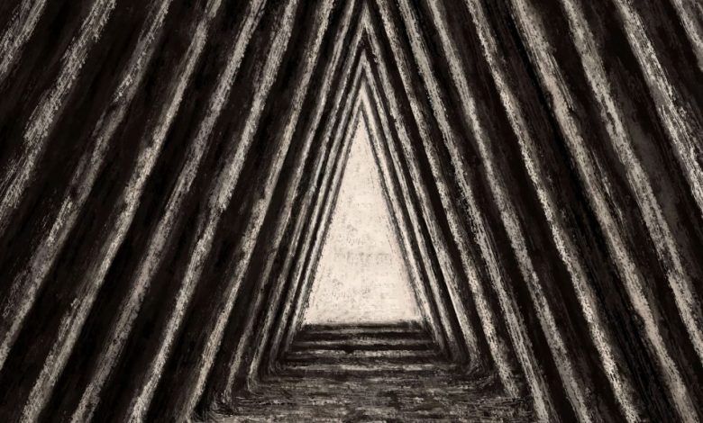 Artists pyramid design. Shutterstock.