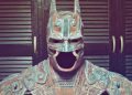 An artists rendering of what an ancient Mayan Bat god would look like representing the modern-day Batman. Image Credit: Christian Pacheco / Behance.
