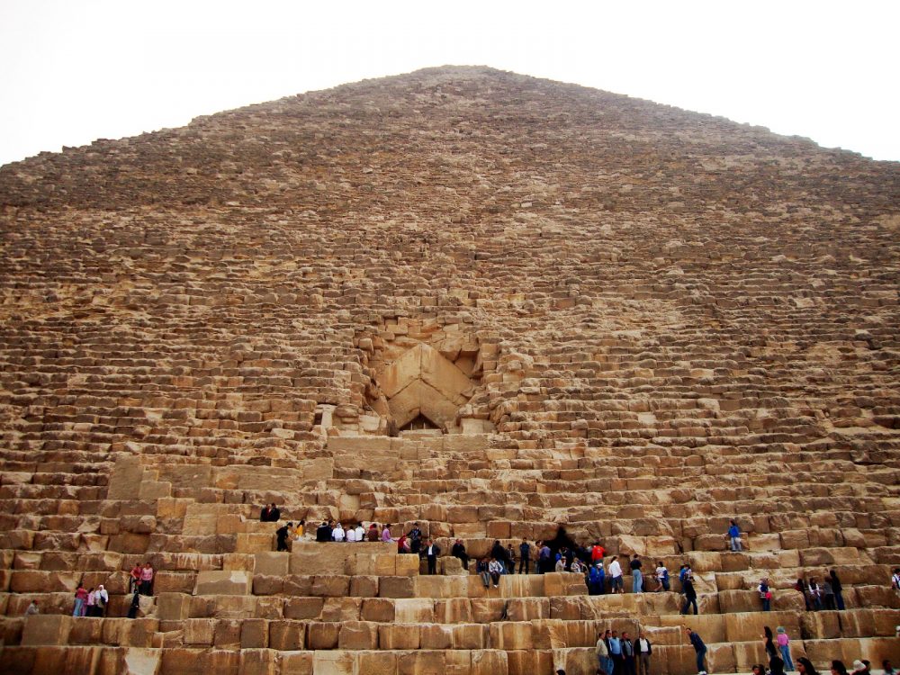 The Great Pyramid of Giza is the largest pyramid built in Egypt. Shutterstock.