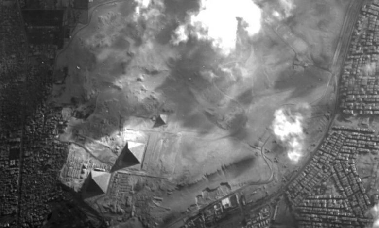 An image of the Pyramids at Giza taken by the ESA’s Proba-1 minisatellite. Image Credit: ESA.