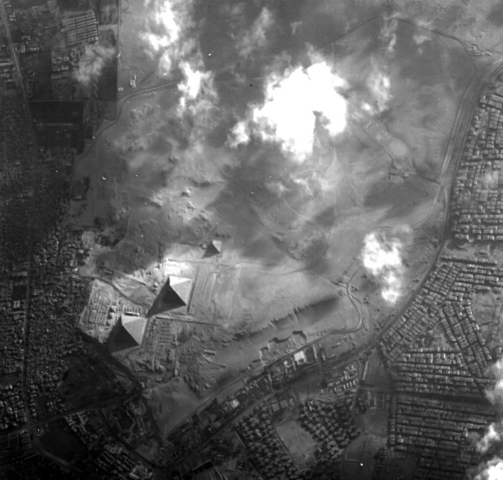 An image of the Pyramids at Giza taken by the ESA’s Proba-1 minisatellite. Image Credit: ESA.