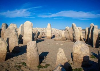 A view of the stones that make up the Dolmen of Guadalperal. Image credit: Ruben Ortega Martin/ Raices de Peraleda.