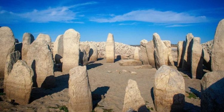 A view of the stones that make up the Dolmen of Guadalperal. Image credit: Ruben Ortega Martin/ Raices de Peraleda.