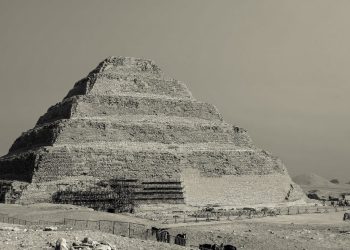 Djoser's Step Pyramid at Saqqara. Shutterstock.