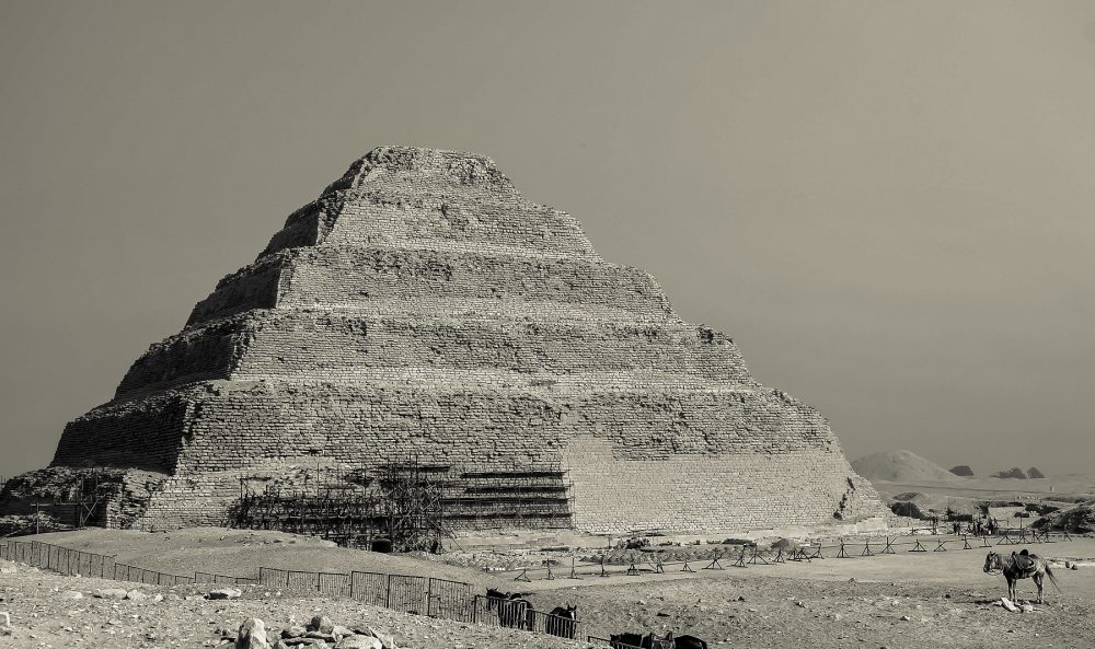 Djoser's Step Pyramid at Saqqara. Shutterstock.