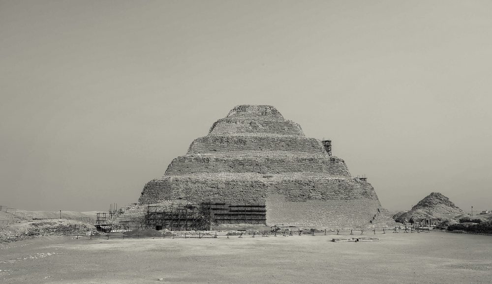 An image of Djoser's Step Pyramid at Saqqara. Shutterstock.
