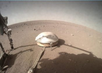 View of NASA's InSight lander on Mars. Image Credit: NASA.