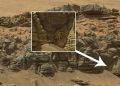 Is that an alien on Mars? One of the many images alien hunters say shows clear evidence of life on Mars. Image Credit: NASA.