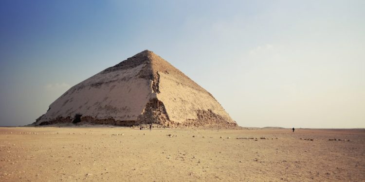 The Bent Pyramid at Dahshur. Shutterstock.