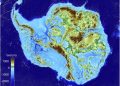 This is a new map of Antarctica without ice. Image Credit: Mathieu Morlighem / UCI.