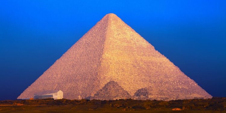 An image of the Great Pyramid of Giza. Shutterstock.