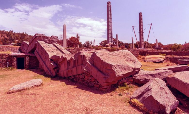 Ancient obelisks in city Aksum, Ethiopia. Shutterstock.