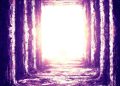 Artists rendering of a an ancient room filled with light. Shutterstock.