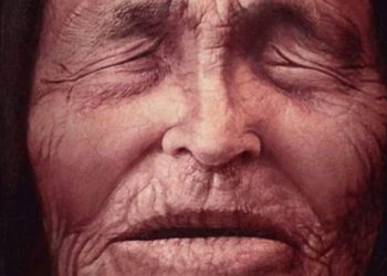 An illustration of Baba Vanga as an old woman. Image Credit: Pinterest.