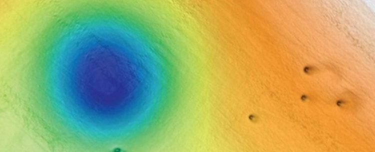 An image of the seafloor map. Image Credit: MBARI.