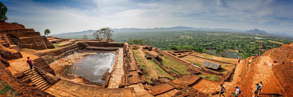 A panoramic view of the World Heritage Site of Sigiriya. Shutterstock.