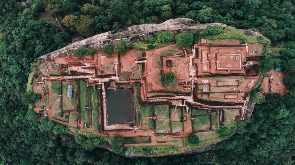 An incredible aerial view of Sigiriya. Shutterstock.