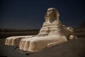 An image of the Great Sphinx of Giza. Shutterstock.