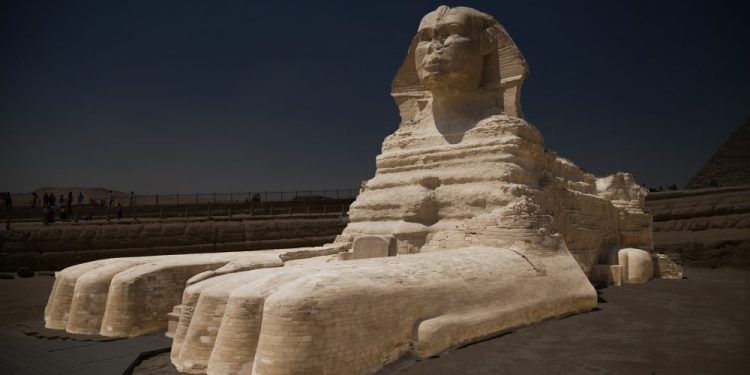 An image of the Great Sphinx of Giza. Shutterstock.