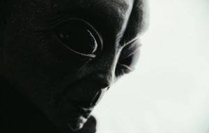 An artist's rendering of a Grey Alien. Shutterstock.