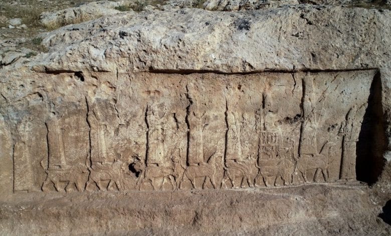 An image of ancient Assyrian murals. Image Credit: Archaeological project "Land of Nineveh" / Il Giornale Dell'Arte.
