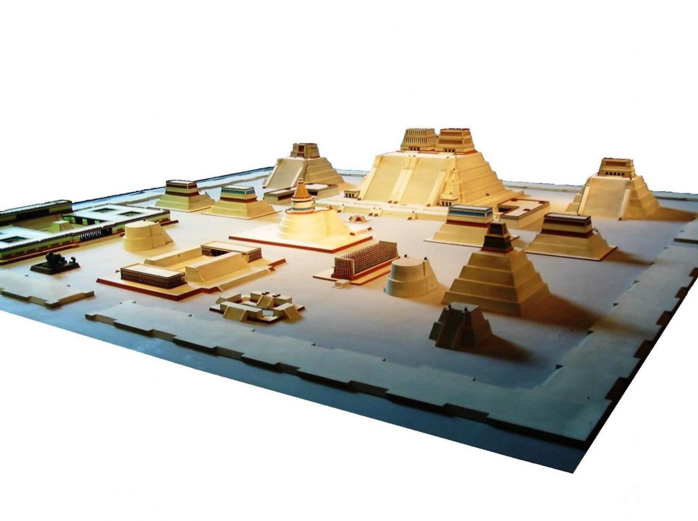 Model of the temple district of Tenochtitlan at the National Museum of Anthropology. Image Credit: Wikimedia Commons / Public Domain.