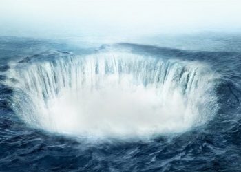 An artists rendering of a Bermuda Triangle anomaly. Shutterstock.