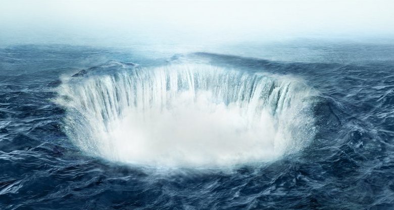 An artists rendering of a Bermuda Triangle anomaly. Shutterstock.