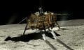 Image of the Chang'e 4 lander on the far side of the moon. Image taken by the Yutu-2 rover. Image Credit: CLEP/Doug Ellison, Twitter.