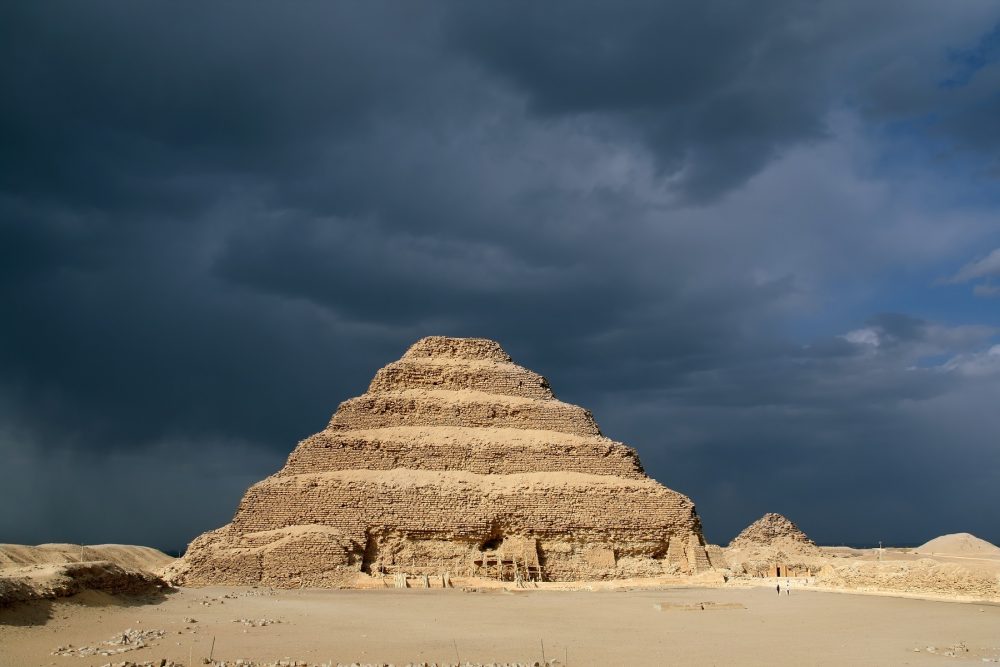 A view of Djoser's Step Pyramid at Saqqara. Shutterstock.