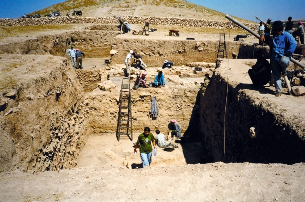 An image of the archaeological excavations at the site. Image Credit: R.F. Mazurowski.
