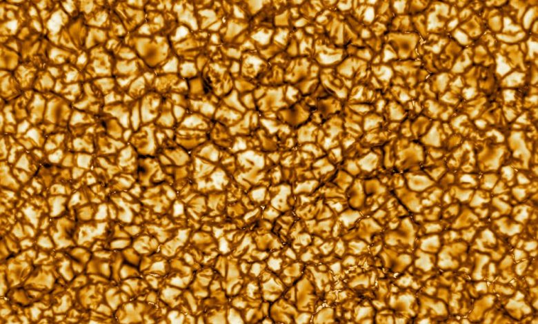 This image is the highest resolution image of the sun's surface ever taken. Image Credit: NSO/AURA/NSF.