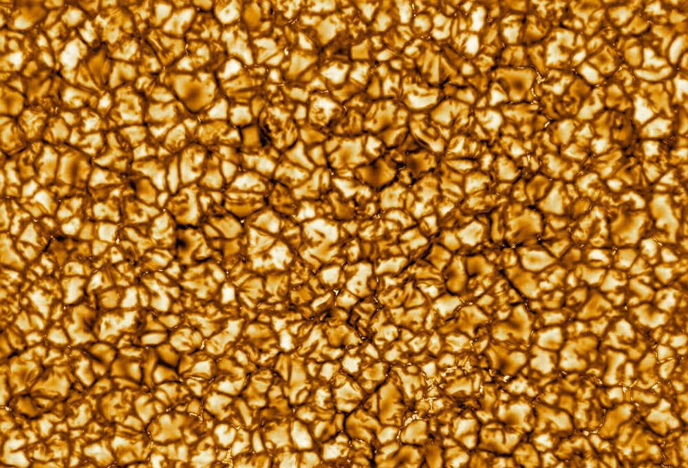 This image is the highest resolution image of the sun's surface ever taken. Image Credit: NSO/AURA/NSF.