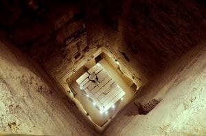 Inside the core of the Step Pyramid at Saqqara. Image Credit: Reuters.